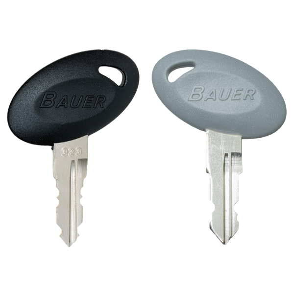 Bauer 318 Replacement Key, 301 - 370 Lock Series 