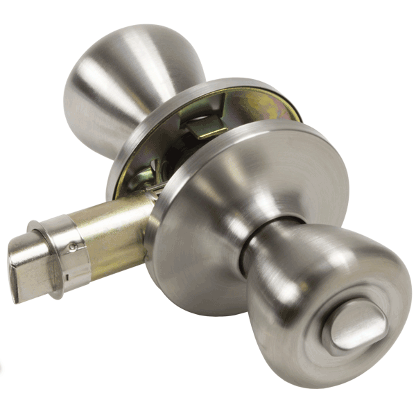 interior door knob with key lock